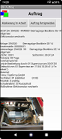 Instandhaltungssoftware EXP-Instandhaltung: App Auftragsansicht #1