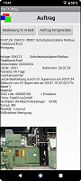 Instandhaltungssoftware EXP-Instandhaltung: App Auftragsansicht #2